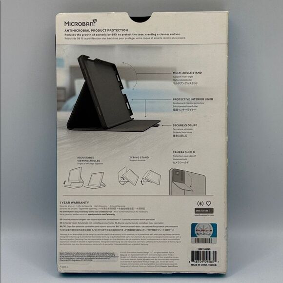 Speck StyleFolio Case for Galaxy Tab A7 - Black - Picture 2 of 2